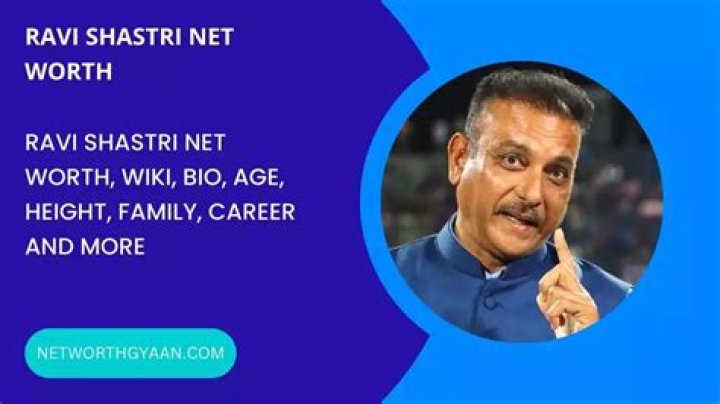 Unveiling The Wealth Of A Cricket Legend: Ravi Shastri's Net Worth